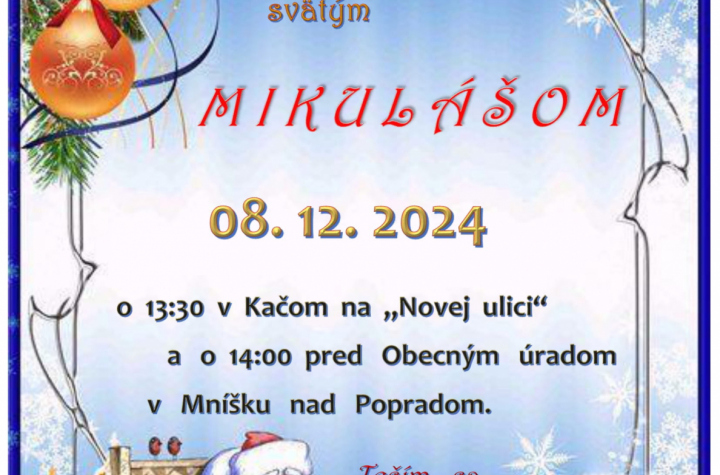 Stretnutie so sv. Mikulášom 2024